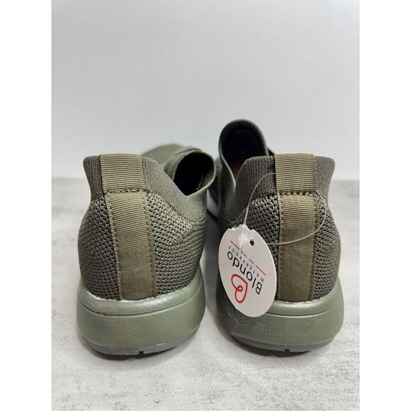 Blondo Mens Sneakers Size 9 Olive Green Knit Waterproof Athletic NEW - Picture 6 of 8